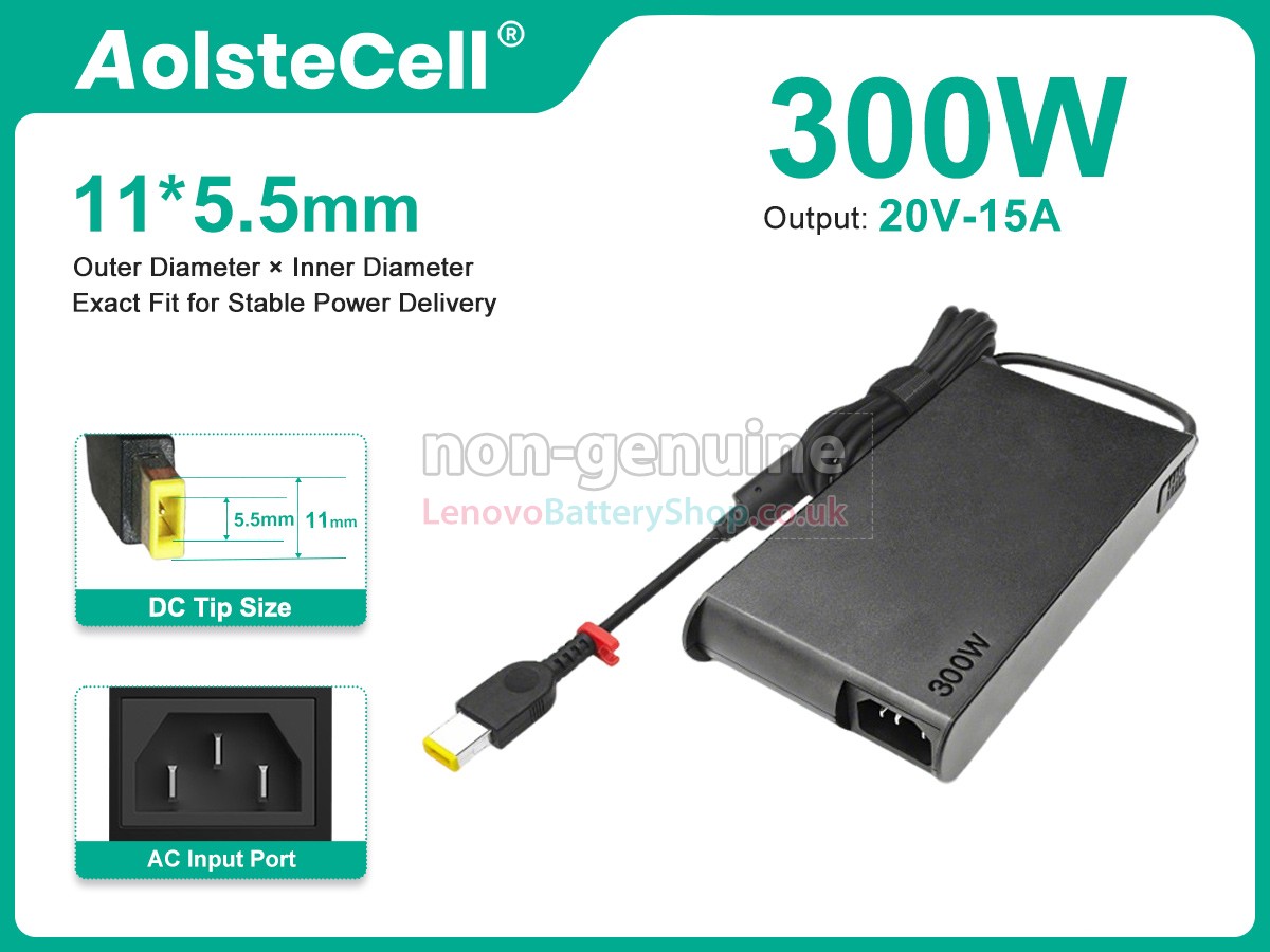 Replacement adapter for Lenovo LE-1155-USBP-300W