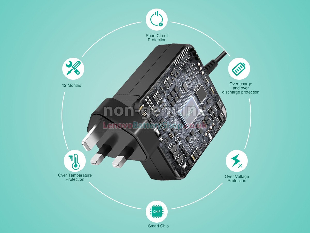 Replacement adapter for Lenovo 20V 2.25A 45W 4.0*1.7MM