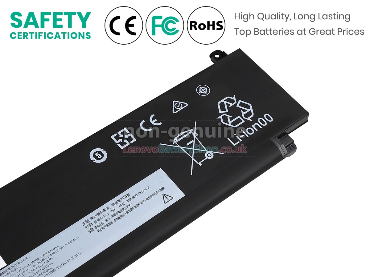 Replacement battery for Lenovo SB10F46460