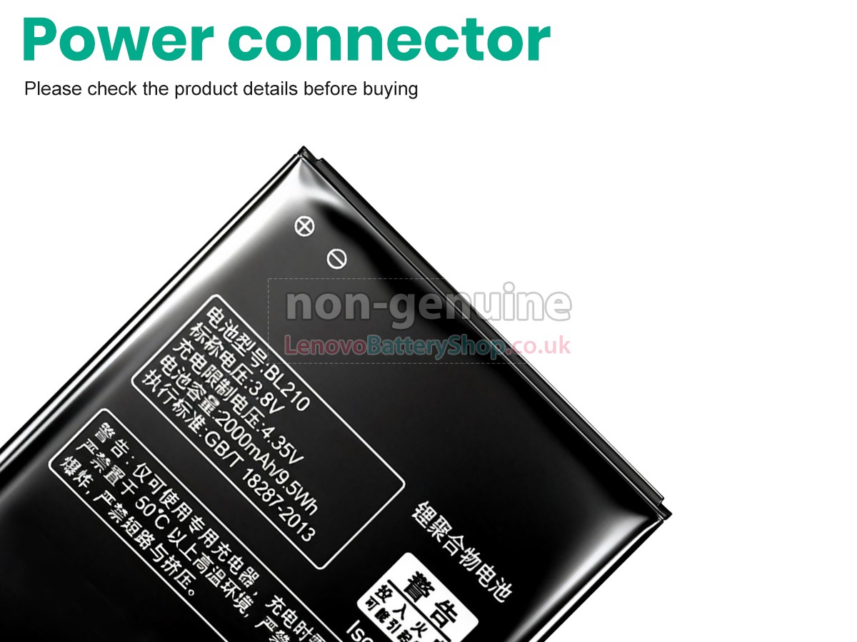 Replacement battery for Lenovo A656