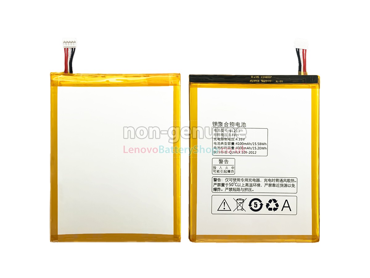 Replacement battery for Lenovo BL211