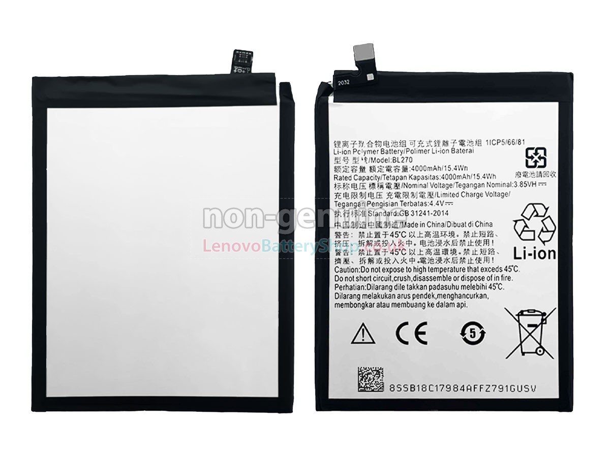 Replacement battery for Lenovo VIBE K6 PLUS