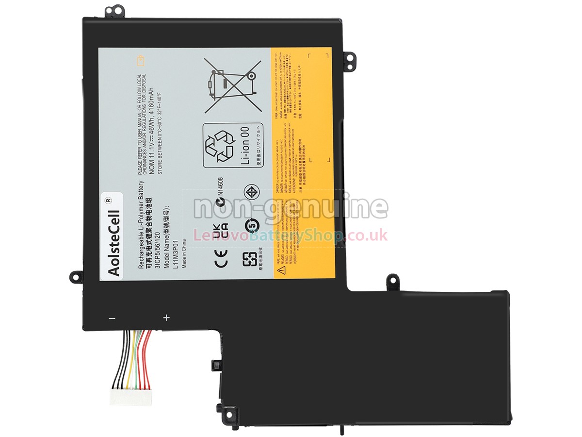 Replacement battery for Lenovo L11M3P01
