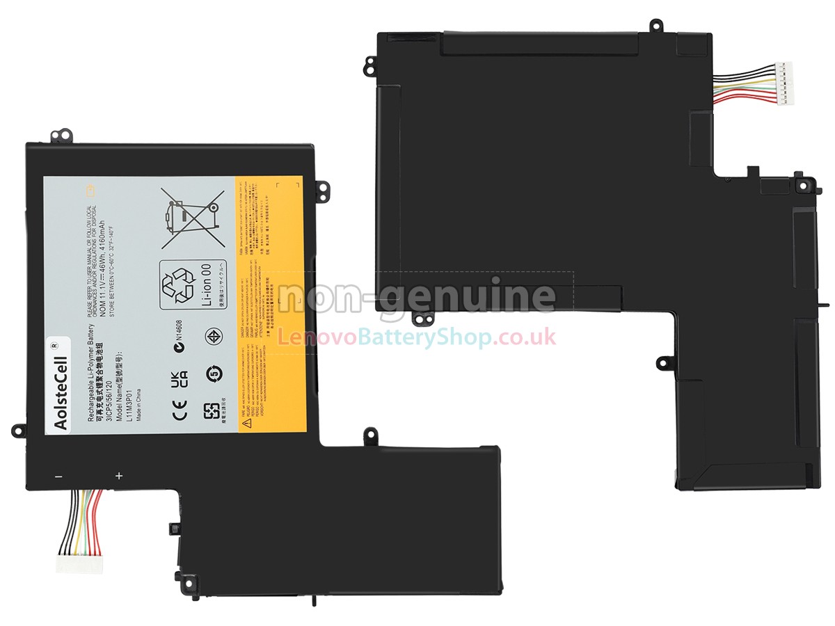 Replacement battery for Lenovo L11M3P01