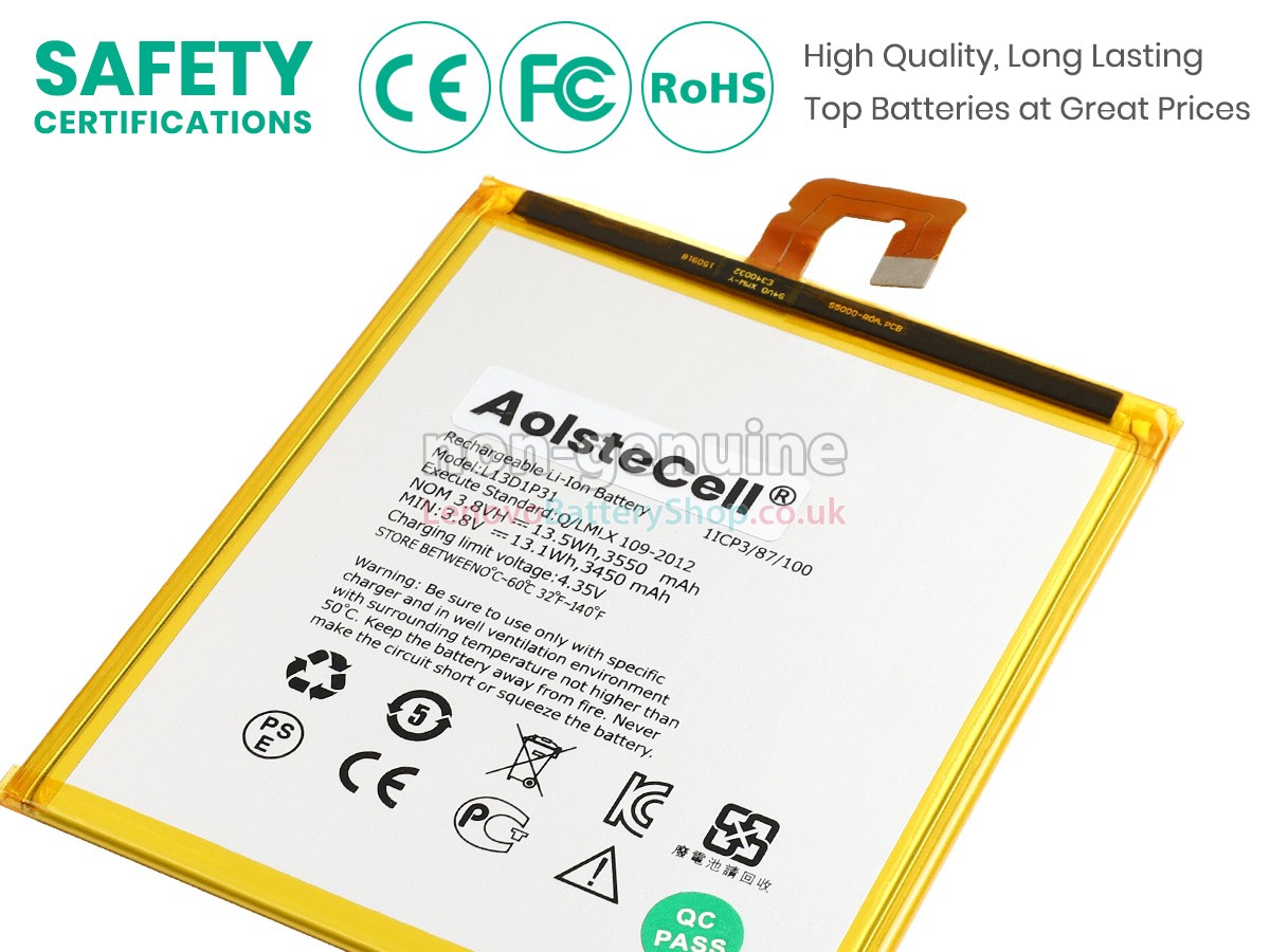 Replacement battery for Lenovo TAB3 7 PLUS