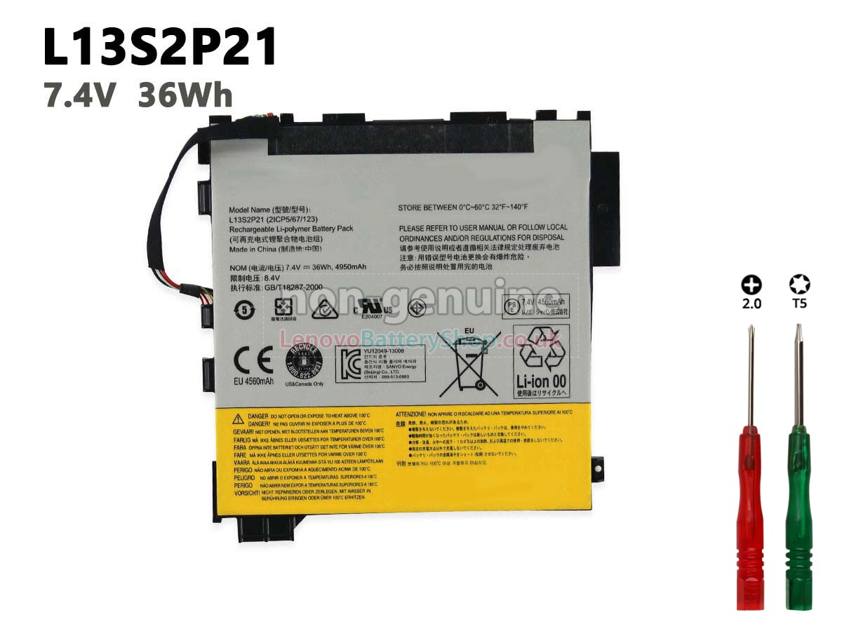 Replacement battery for Lenovo MIIX 2 11 CONVERTIBLE