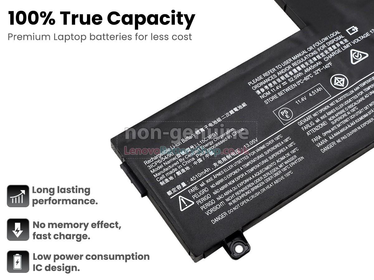 Replacement battery for Lenovo IdeaPad 330S-15AST-81F9