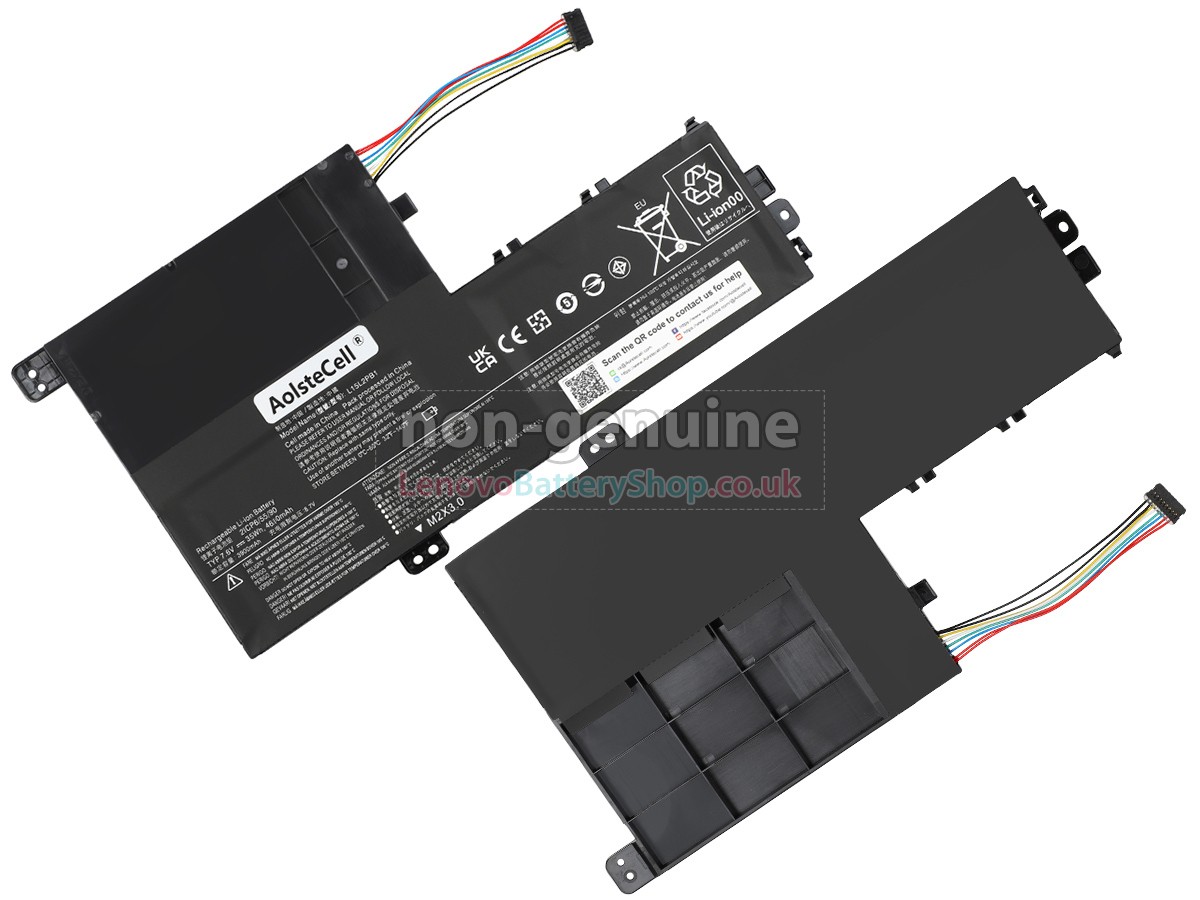 Replacement battery for Lenovo L15L2PB1(2ICP6/55/90)