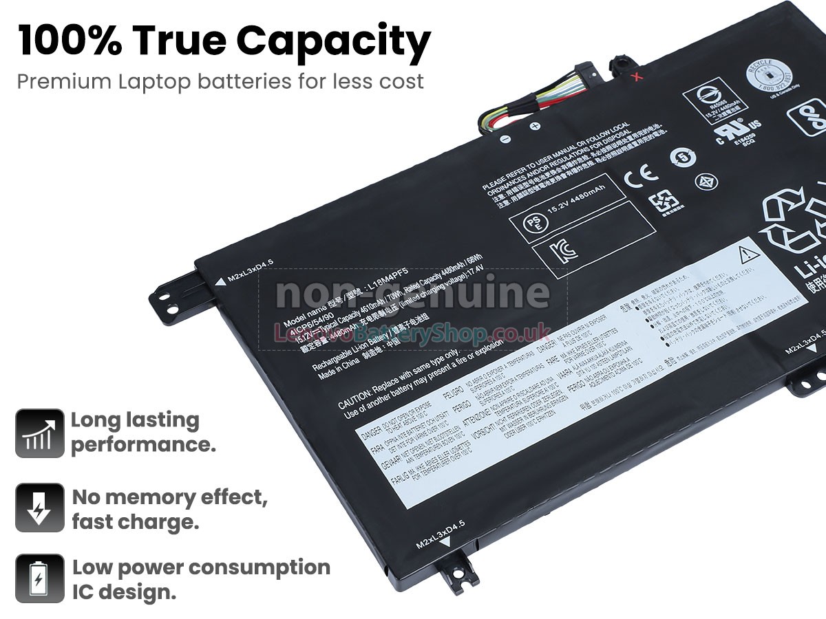 Replacement battery for Lenovo L18L3PF4(3ICP6/55/90)