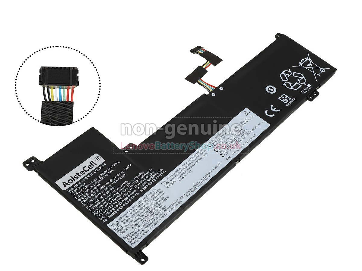 Replacement battery for Lenovo L19L3PF4