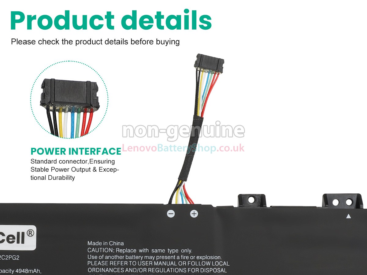 Replacement battery for Lenovo L22M2PG2