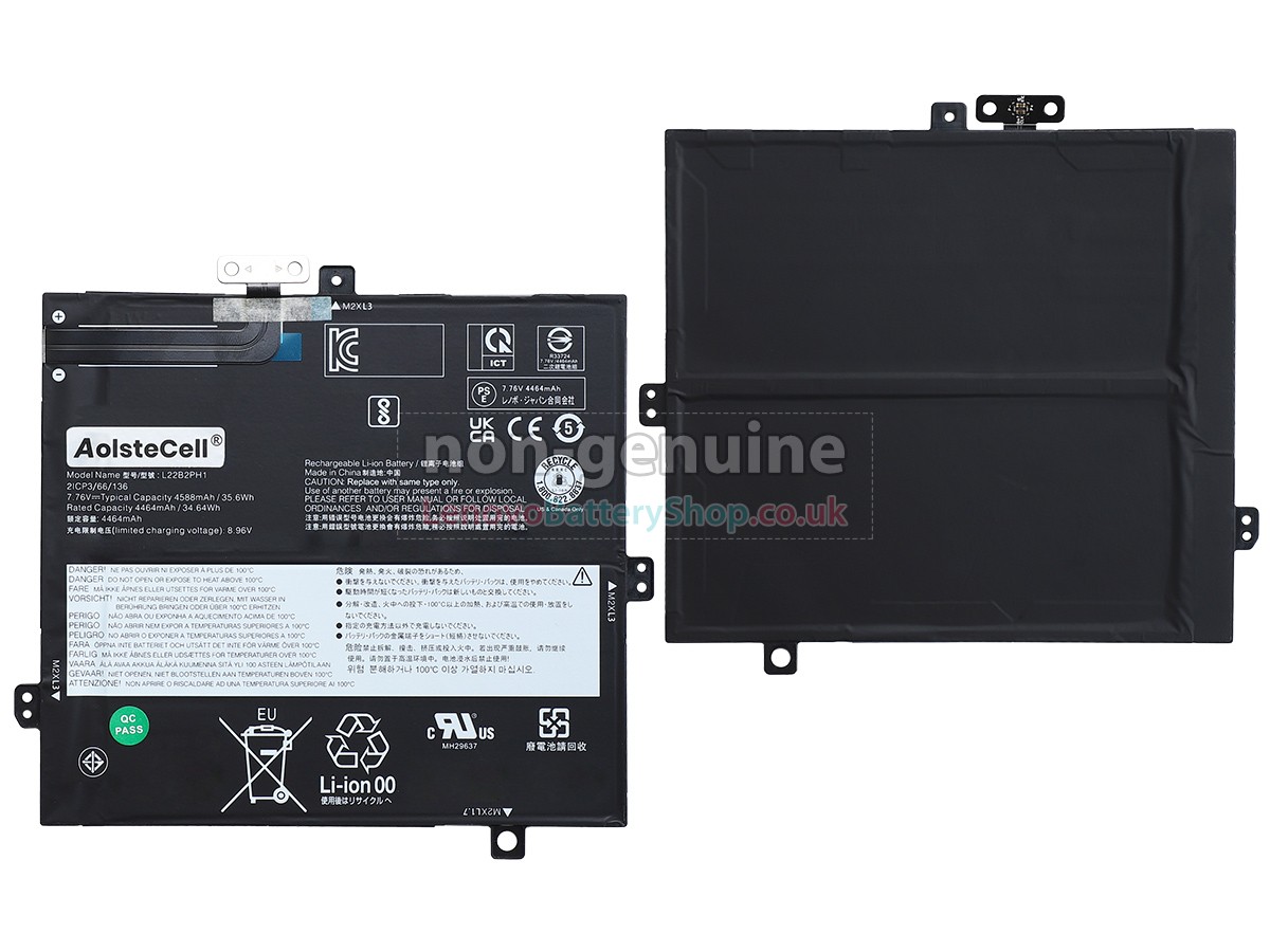 Replacement battery for Lenovo IdeaPad DUET 3 11IAN8-82XK004EFR