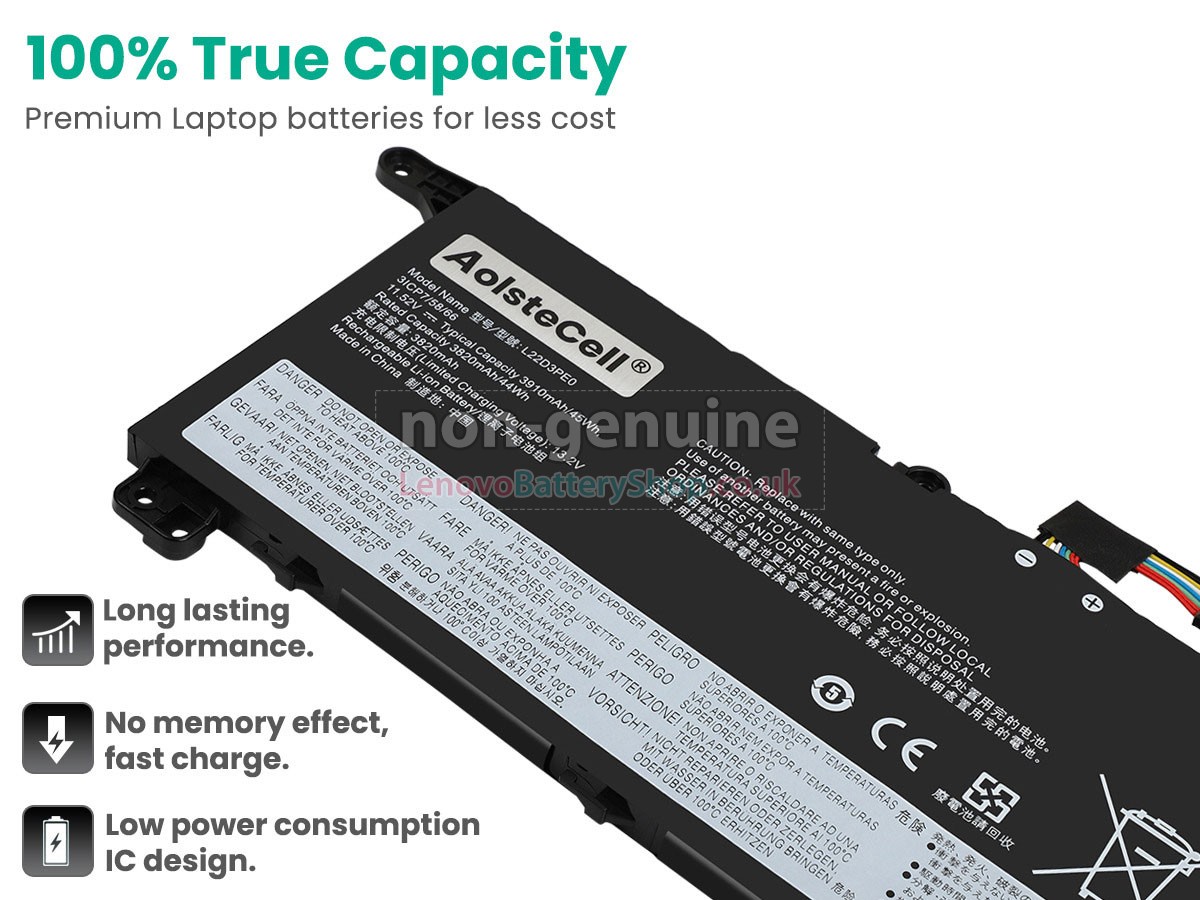 Replacement battery for Lenovo SB11N47432