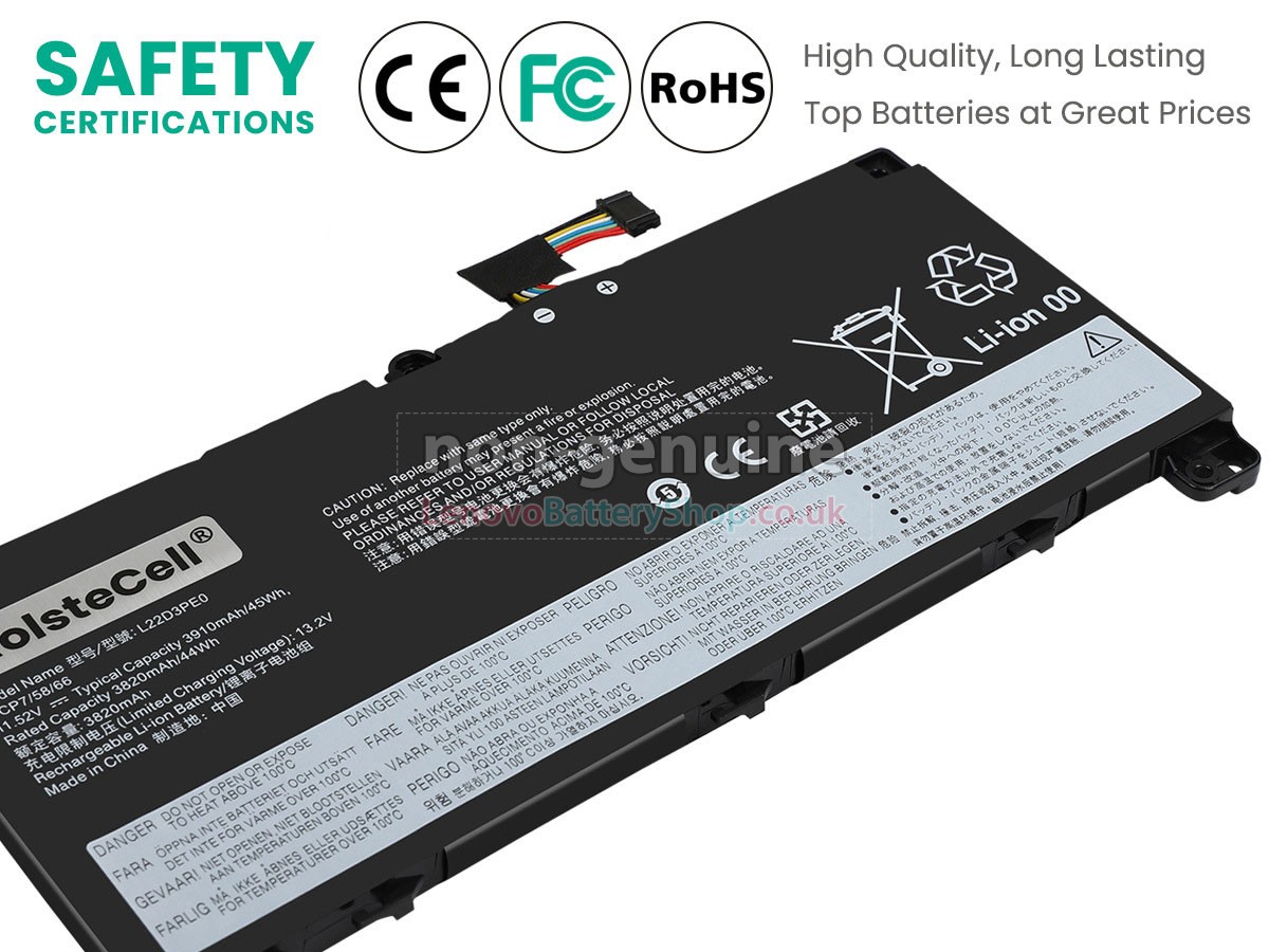 Replacement battery for Lenovo SB11N47432