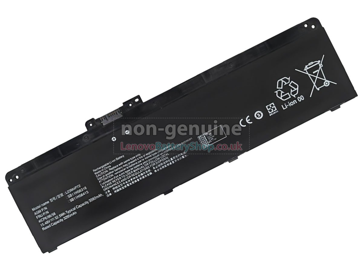 Replacement battery for Lenovo L23M4P72