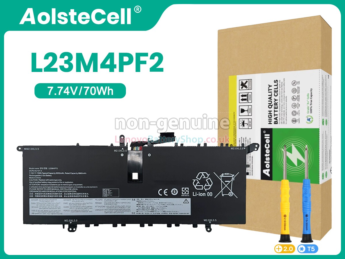 Replacement battery for Lenovo L23D4PF2