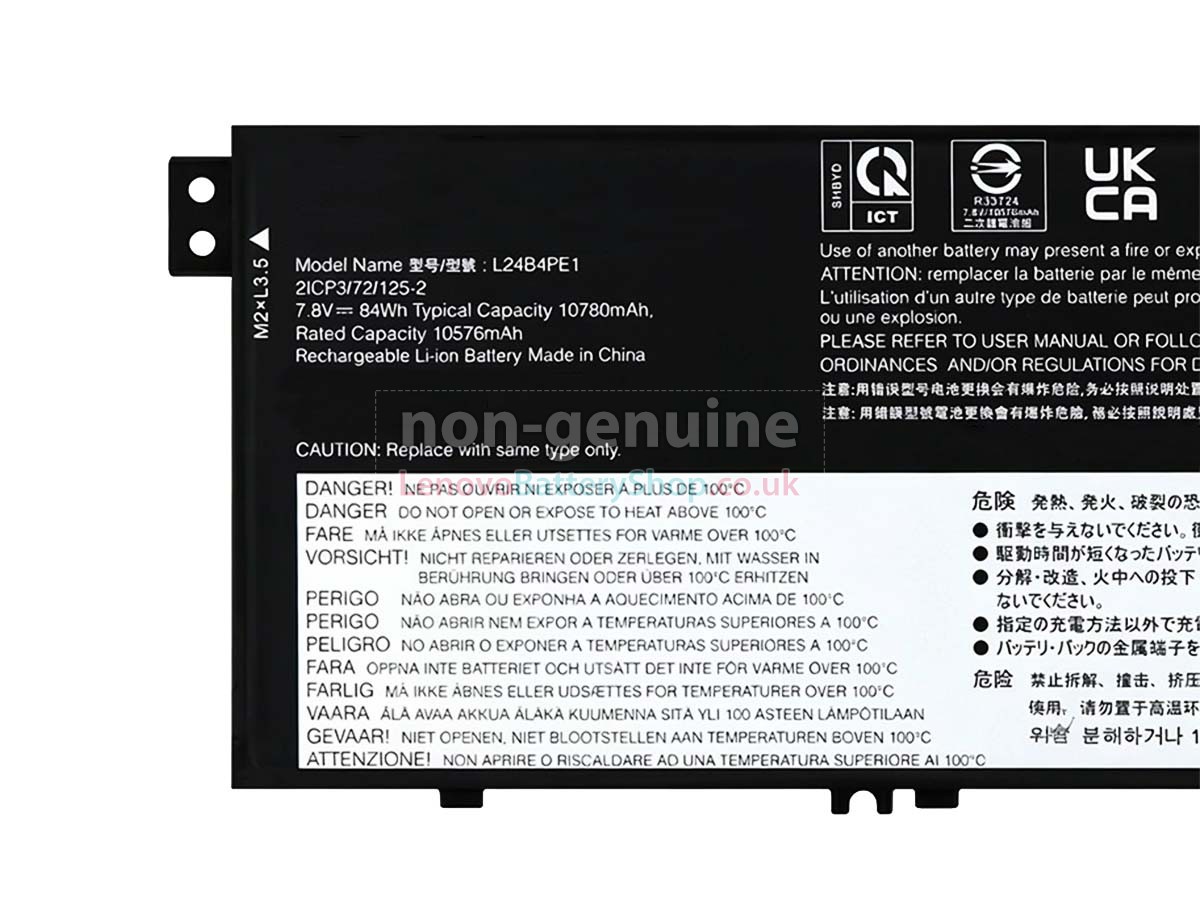 Replacement battery for Lenovo THINKBOOK 16 G7 QOY-21NH