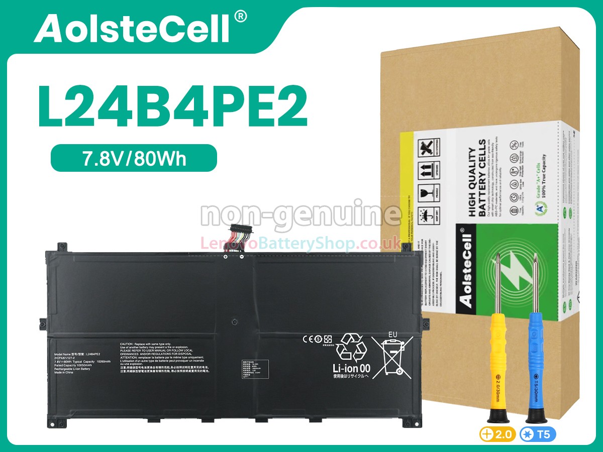 Replacement battery for Lenovo L24C4PE2