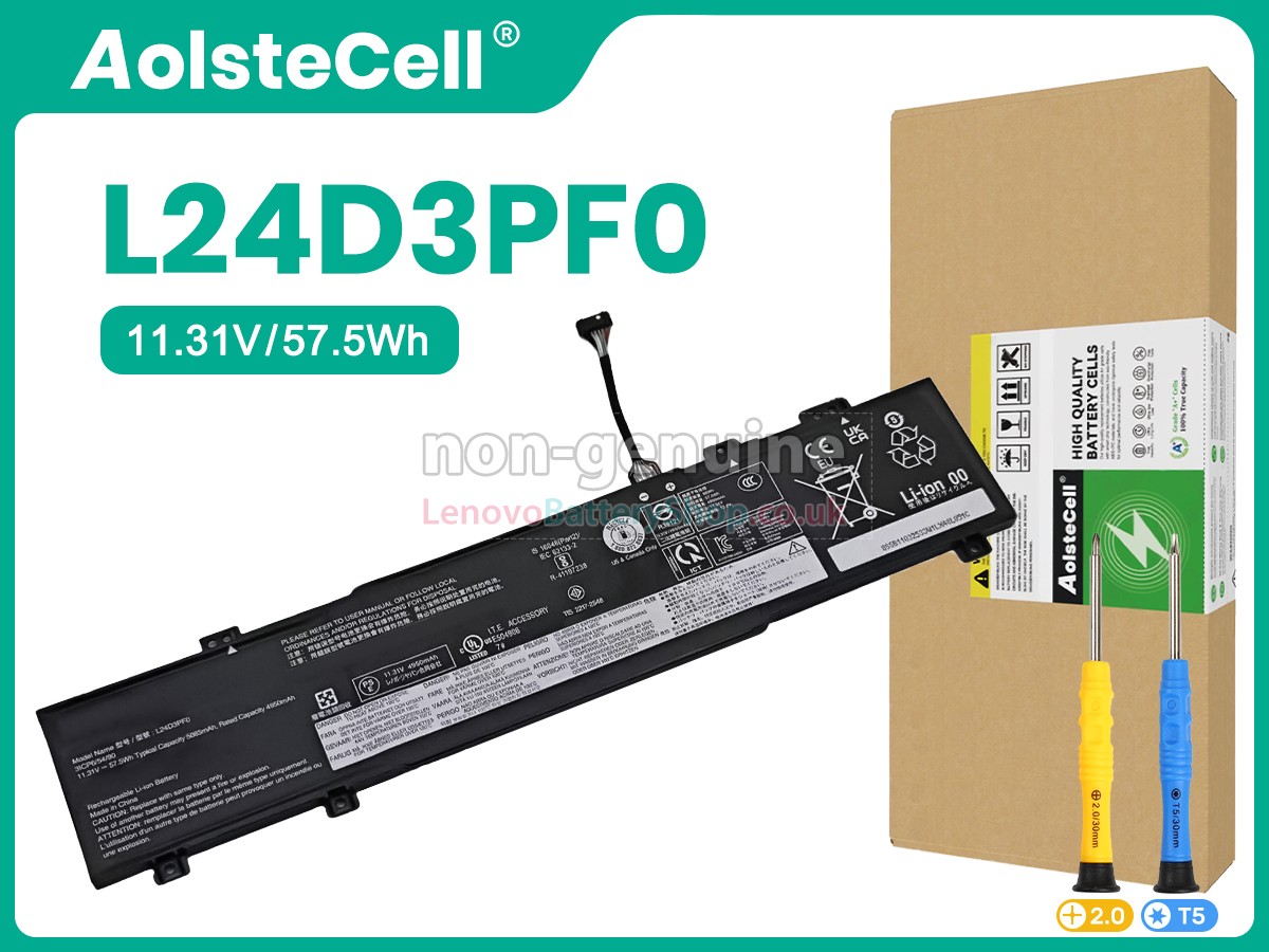 Replacement battery for Lenovo L24M3PF0