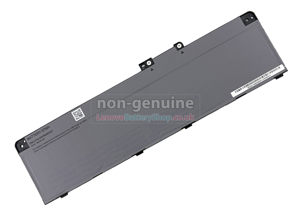 Replacement battery for Lenovo 5B11M90127