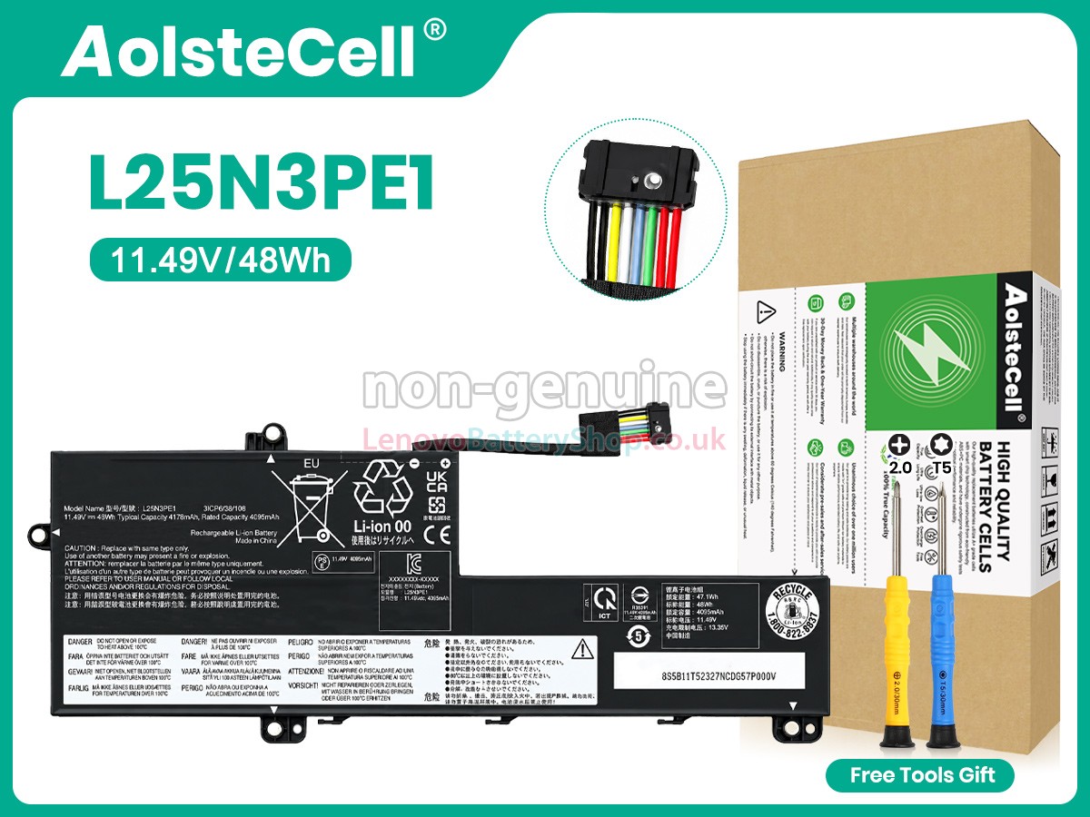 Replacement battery for Lenovo THINKBOOK 14 G9 IRL-21UY