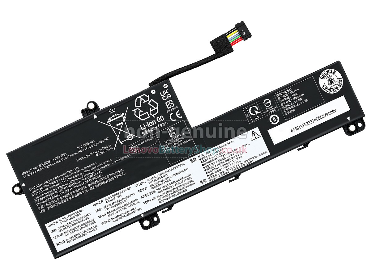 Replacement battery for Lenovo THINKBOOK 14 G9 IRL-21UY