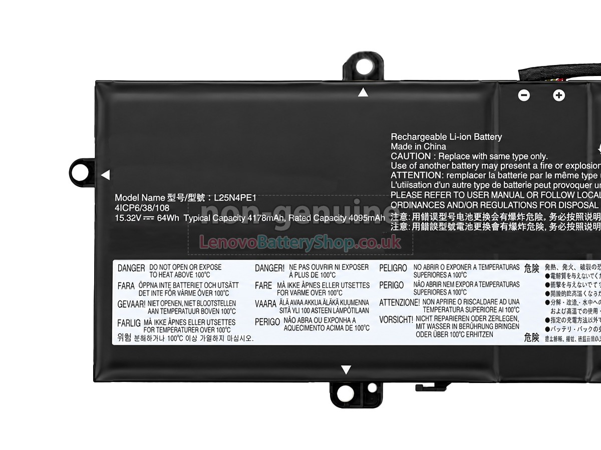 Replacement battery for Lenovo THINKBOOK 14 G9 IRL-21UY