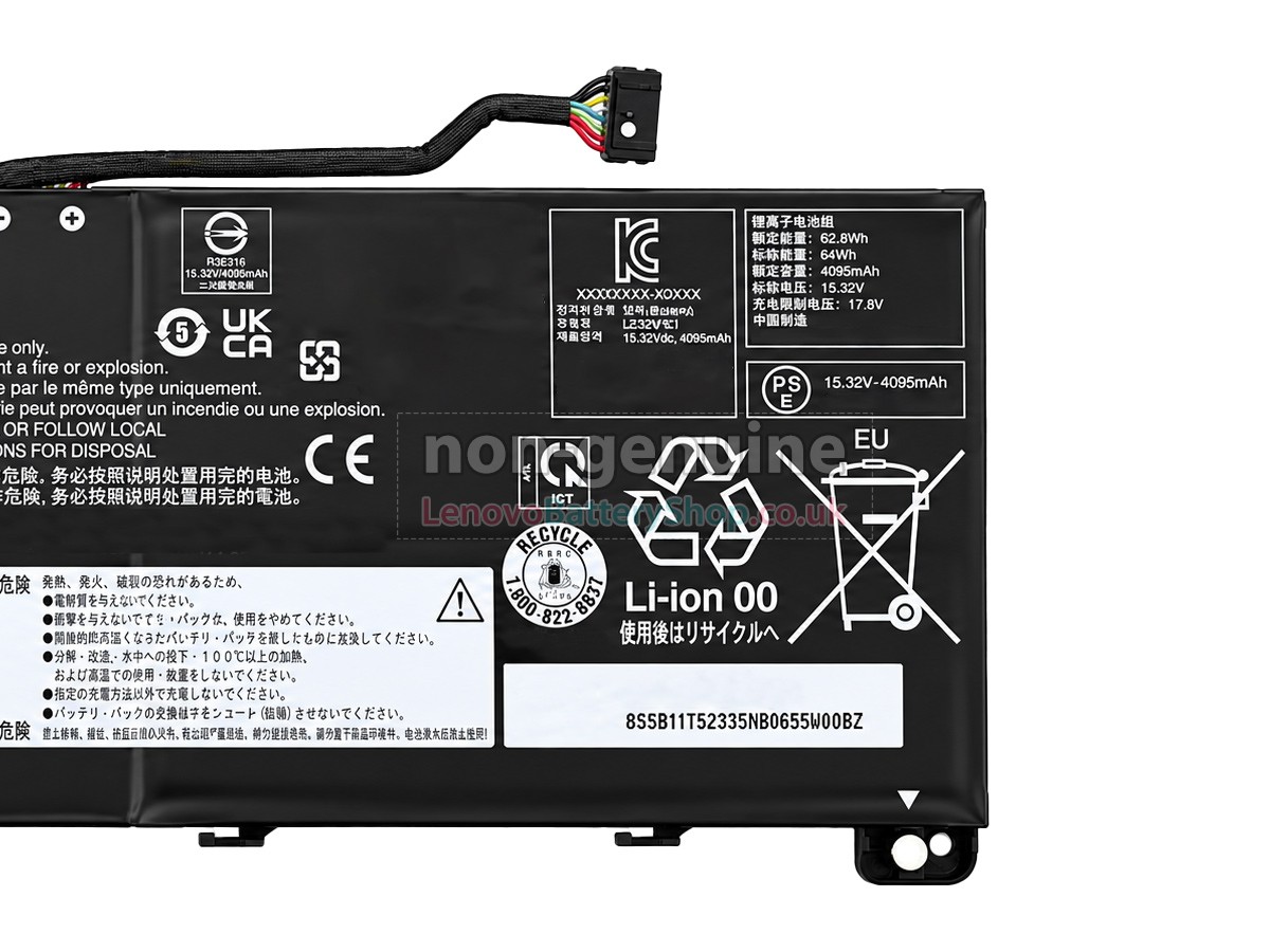 Replacement battery for Lenovo THINKBOOK 14 G9 IRL-21UY
