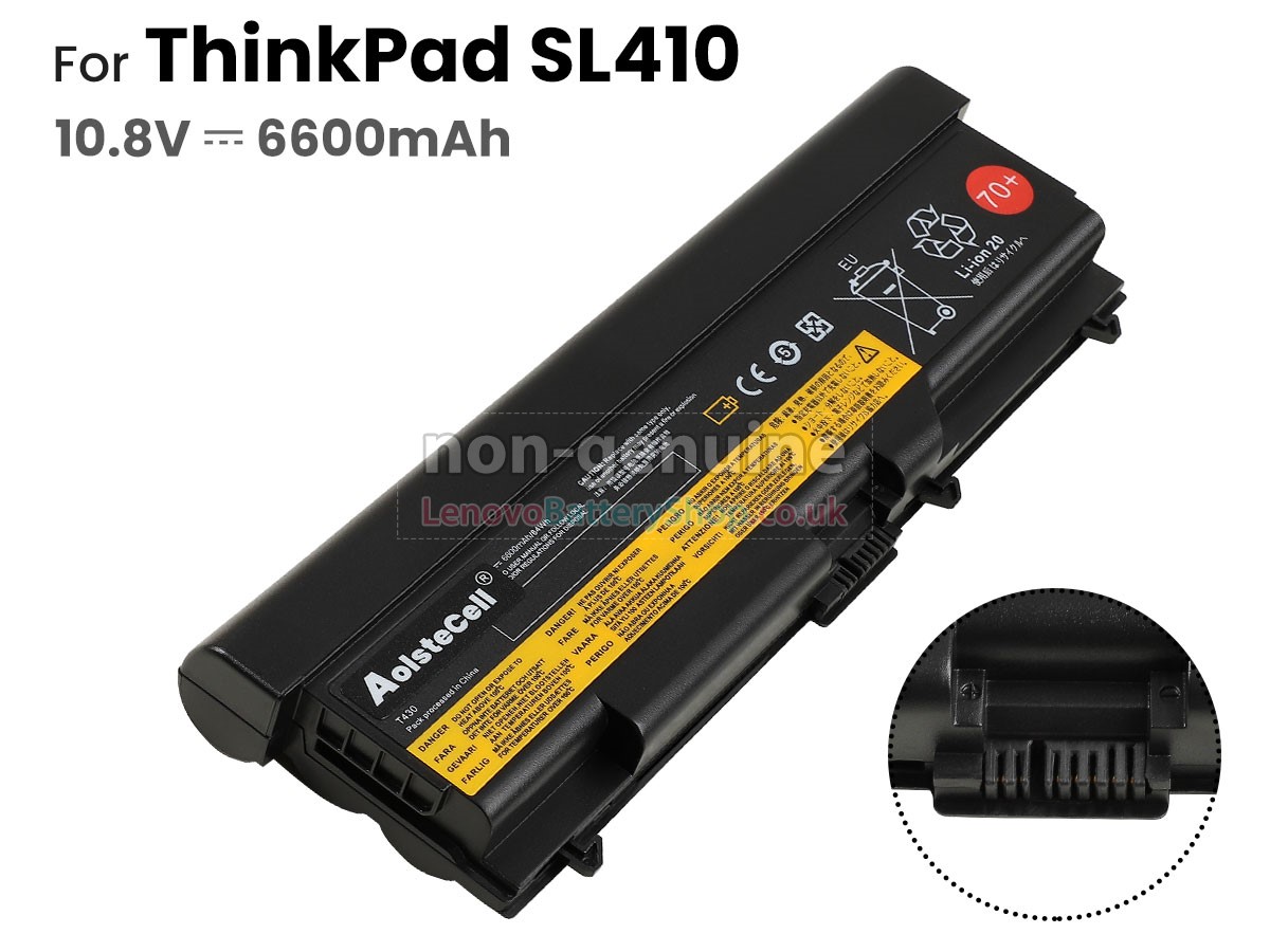 Replacement battery for Lenovo ThinkPad L412