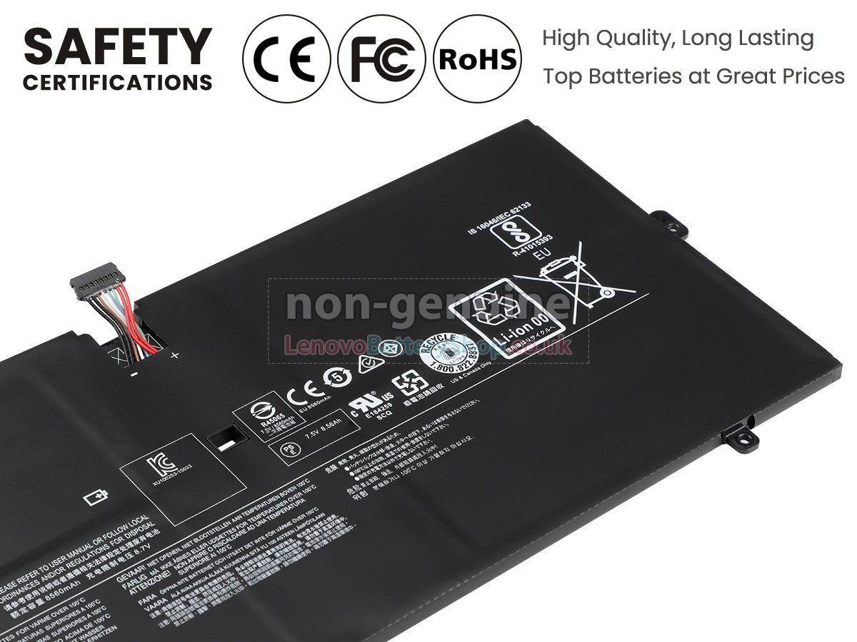 Replacement battery for Lenovo YOGA 900-13ISK-80MK0072GE